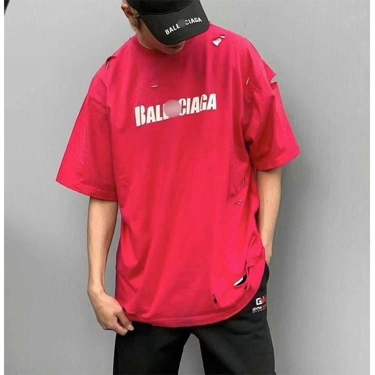 【バレンシアガ】  高品質 メンズ レディース 半袖Tシャツ  