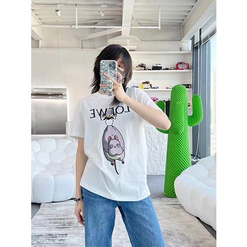 ロエベ偽物メンズ レディース 半袖Tシャツ