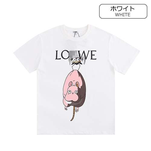 ロエベ偽物メンズ レディース 半袖Tシャツ