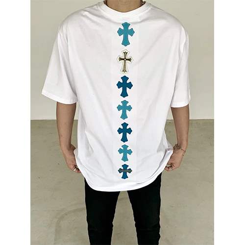 クロムハーツ偽物 メンズ レディース 半袖Tシャツ