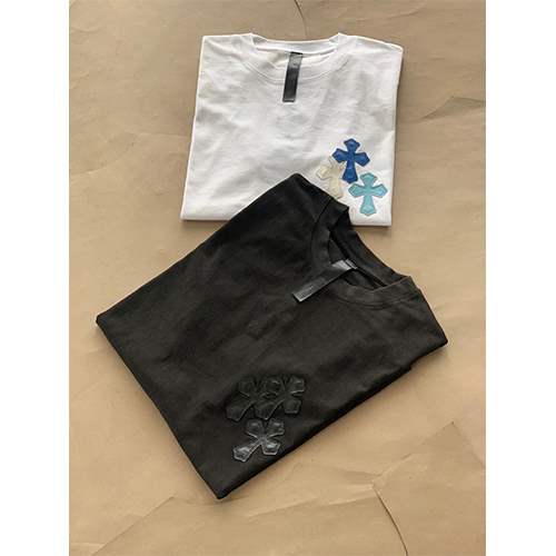 クロムハーツ偽物 メンズ レディース 半袖Tシャツ
