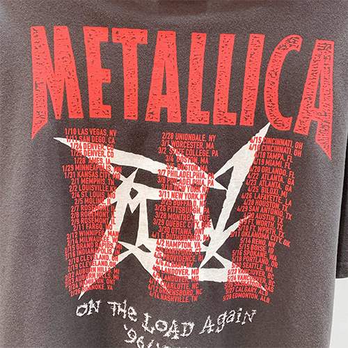 METALLICAスーパーコピー メンズ レディース 半袖Tシャツ