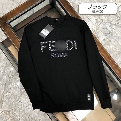 【フェンディ】メンズ レディース 長袖　スウェットTシャツ  