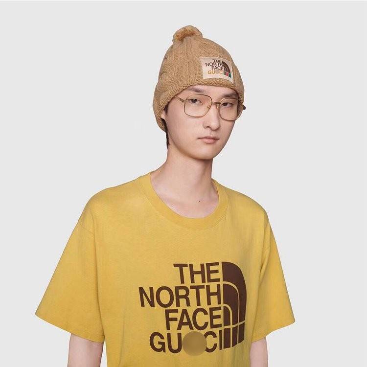 【グッチ】×【ノースフェイス 】高品質 メンズ レディース 半袖Tシャツ 