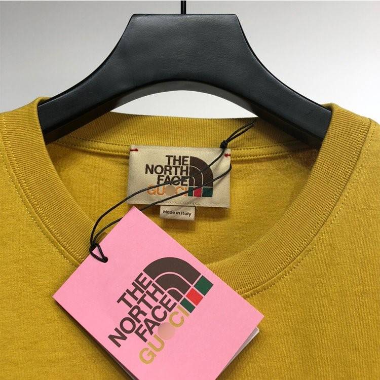 【グッチ】×【ノースフェイス 】高品質 メンズ レディース 半袖Tシャツ 