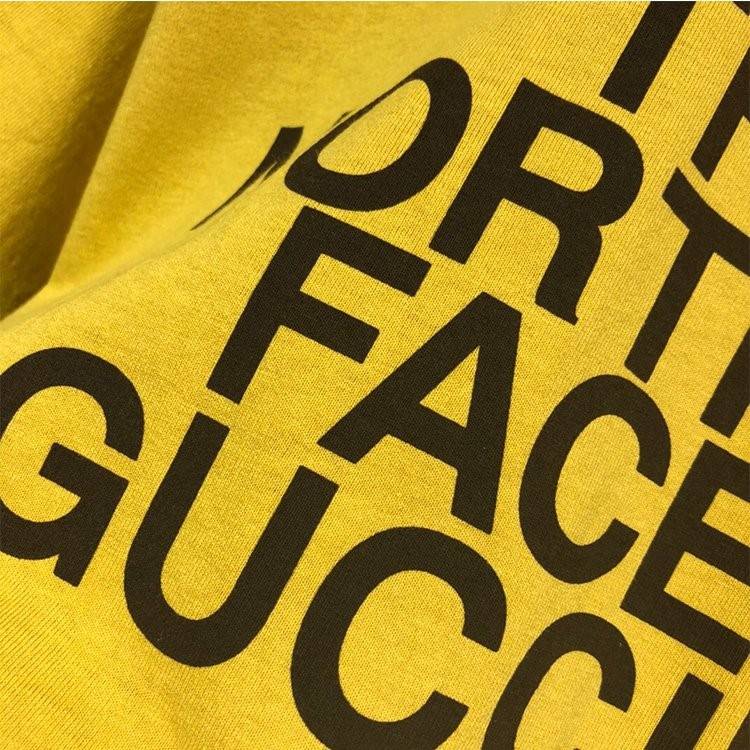 【グッチ】×【ノースフェイス 】高品質 メンズ レディース 半袖Tシャツ 