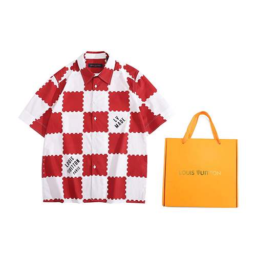 【ルイヴ*トン】×【NIGO】メンズ レディース 流行り　 シャツ 