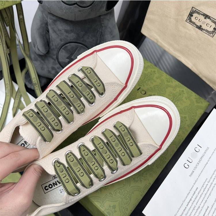 【グッチ】×【CONVERSE】高品質 メンズ レディース  スニーカー  