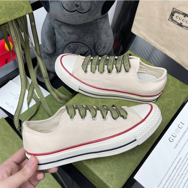 【グッチ】×【CONVERSE】高品質 メンズ レディース  スニーカー  