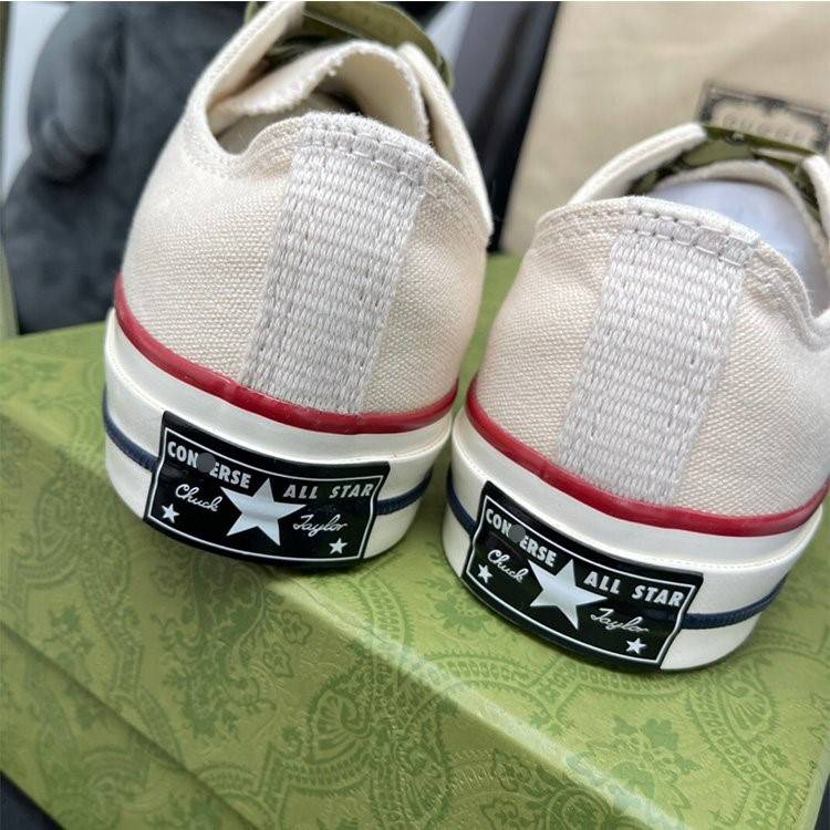 【グッチ】×【CONVERSE】高品質 メンズ レディース  スニーカー  