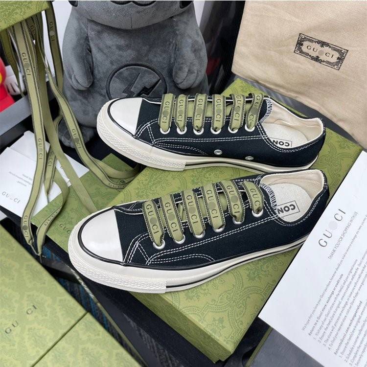 【グッチ】×【CONVERSE】高品質 メンズ レディース  スニーカー  