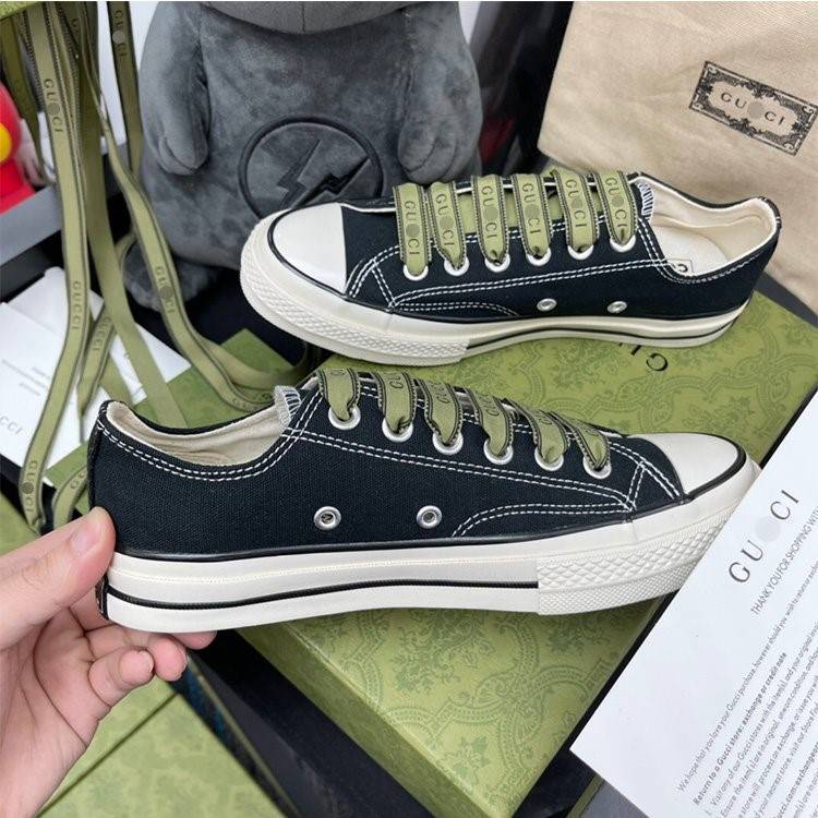 【グッチ】×【CONVERSE】高品質 メンズ レディース  スニーカー  