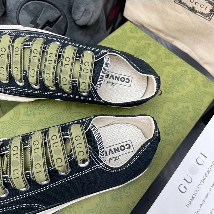 【グッチ】×【CONVERSE】高品質 メンズ レディース  スニーカー  