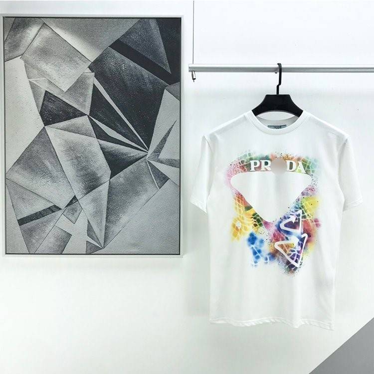 【プラダ】メンズ レディース 半袖Tシャツ  