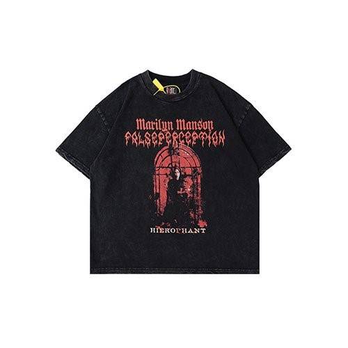 【MANSEN】メンズ レディース 半袖Tシャツ  