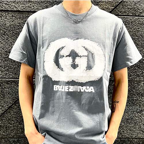 【バレンシアガ】×【グッチ】メンズ レディース 半袖Tシャツ 