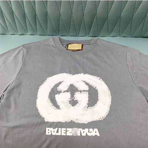 【バレンシアガ】×【グッチ】メンズ レディース 半袖Tシャツ 