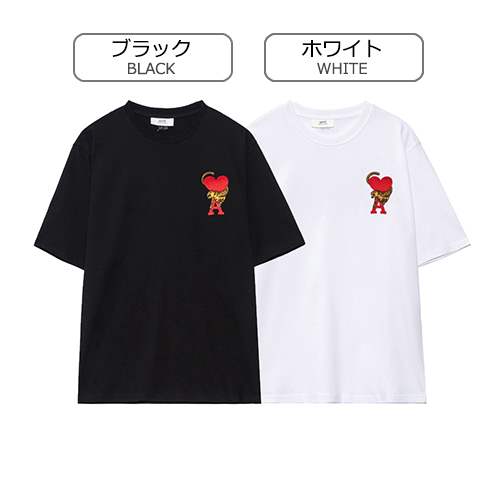【アミ】メンズ レディース 半袖Tシャツ 