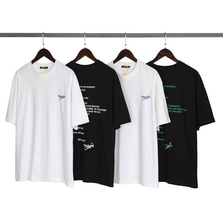 【VUJADE】 メンズ レディース 半袖Tシャツ    