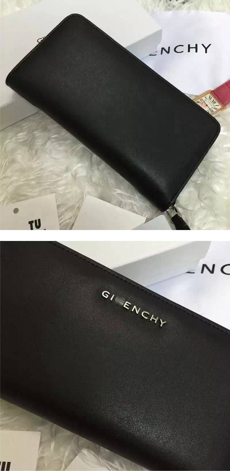 ジバンシイ偽物ファスナ付き 長財布 二つ折り メンズファッション イタリア　スーパーブランド カジュアル 通販 激安