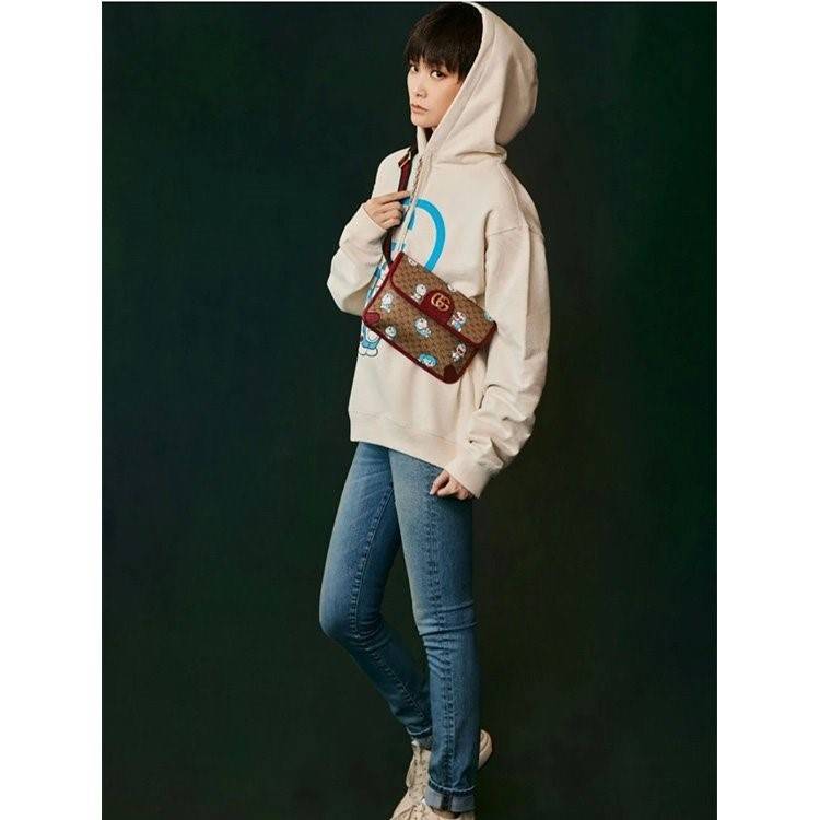 【グッチ】×【DORAEMON】高品質 メンズファッション フード Tシャツ パーカー 