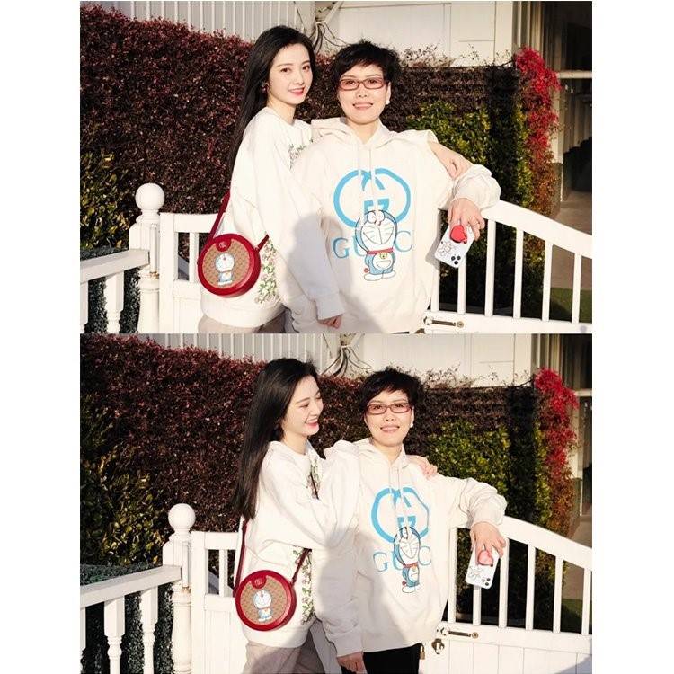 【グッチ】×【DORAEMON】高品質 メンズファッション フード Tシャツ パーカー 
