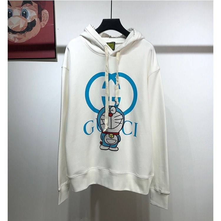 【グッチ】×【DORAEMON】高品質 メンズファッション フード Tシャツ パーカー 