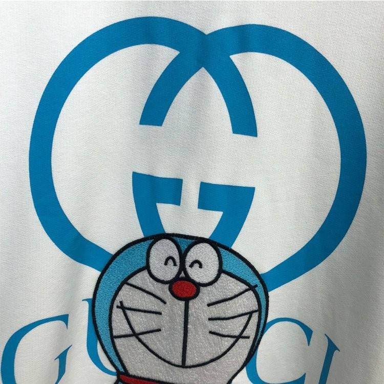 【グッチ】×【DORAEMON】高品質 メンズファッション フード Tシャツ パーカー 
