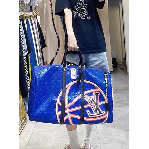 ルイヴィトン偽物 × NBA  旅行バック　2WAYバック  レディース メンズ  M21105 KEEPALL BANDOULIERE 55