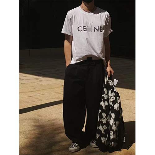【セリーヌ】メンズ レディース 半袖Tシャツ 