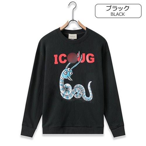 【グッチ】メンズ レディース 長袖　スウェットTシャツ  