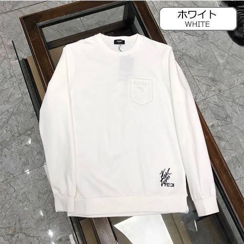 【フェンディ】メンズ レディース 長袖　スウェットTシャツ 