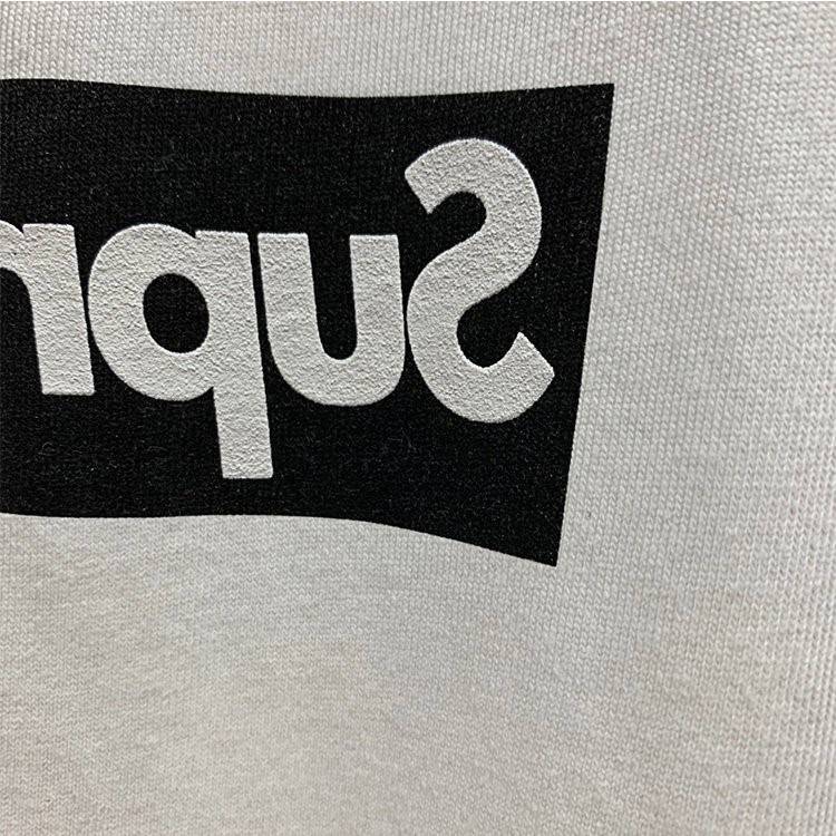 【シュプリ*ム S*PREME】x【 Comme des Garçons】 SHIRT Split Box Logo Tee 高品質メンズ レディース 半袖Tシャツ