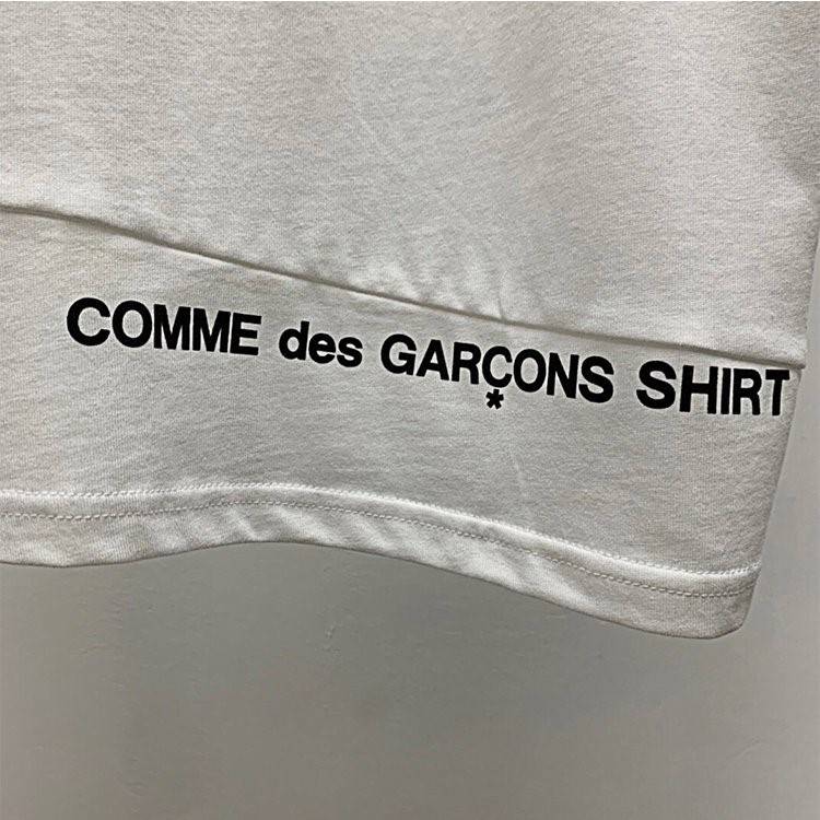 【シュプリ*ム S*PREME】x【 Comme des Garçons】 SHIRT Split Box Logo Tee 高品質メンズ レディース 半袖Tシャツ