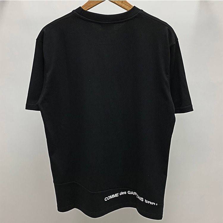 【シュプリ*ム S*PREME】x【 Comme des Garçons】 SHIRT Split Box Logo Tee 高品質メンズ レディース 半袖Tシャツ