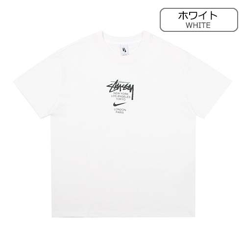 ステューシー　×　ナイキスーパーコピーメンズ レディース 半袖Tシャツ