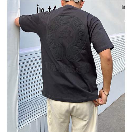クロムハーツ偽物メンズ レディース 半袖Tシャツ