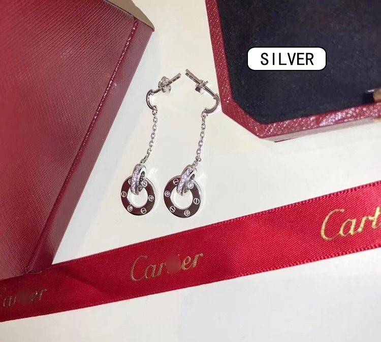 カルティエ イヤリング アクセサリー シルバー