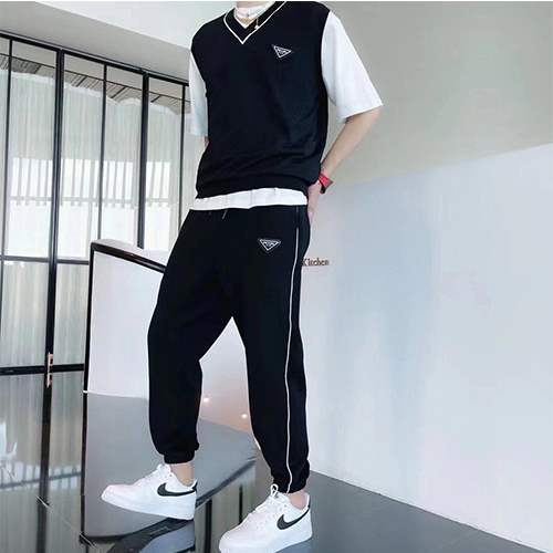 【プラダ】メンズ レディース 半袖Tシャツ 