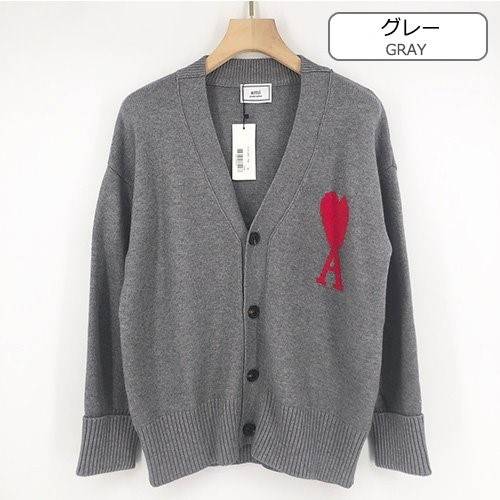 【AMI】メンズ レディース ニットカーディガン 