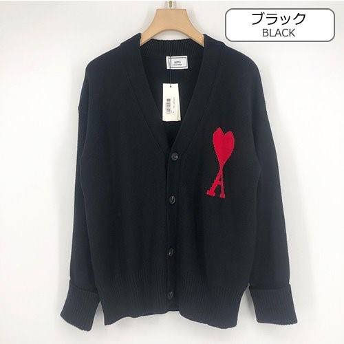 【AMI】メンズ レディース ニットカーディガン 