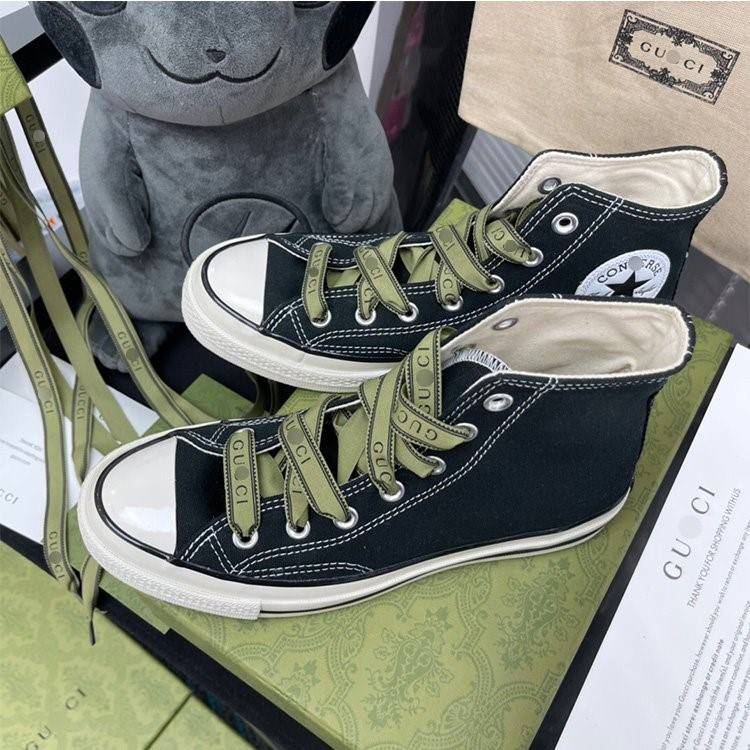 【グッチ】×【CONVERSE】高品質 メンズ レディース  スニーカー  