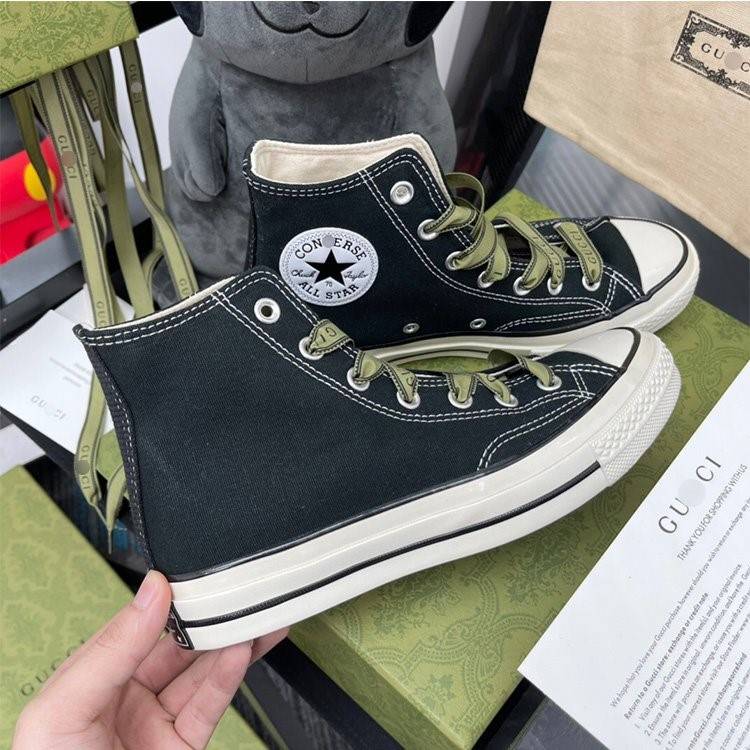 【グッチ】×【CONVERSE】高品質 メンズ レディース  スニーカー  