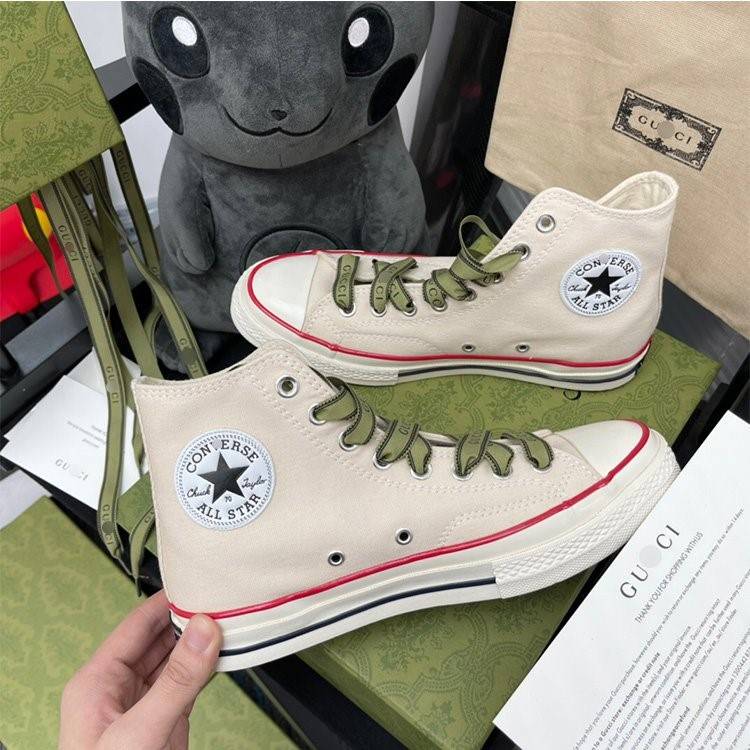 【グッチ】×【CONVERSE】高品質 メンズ レディース  スニーカー  