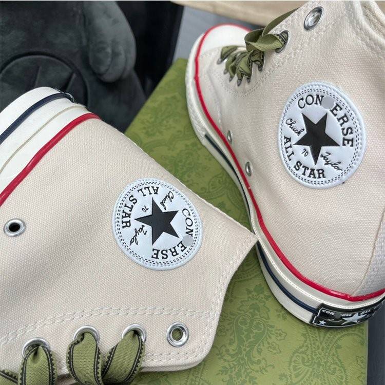 【グッチ】×【CONVERSE】高品質 メンズ レディース  スニーカー  