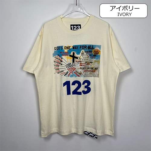 アルアルアル123 × MRKT POP UP メンズ レディース 半袖Tシャツ