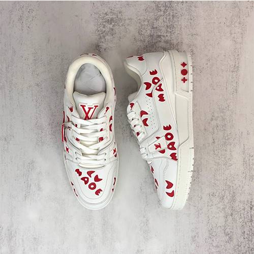 ルイヴィトン偽物×TRAINER NIGO メンズ  スニーカー