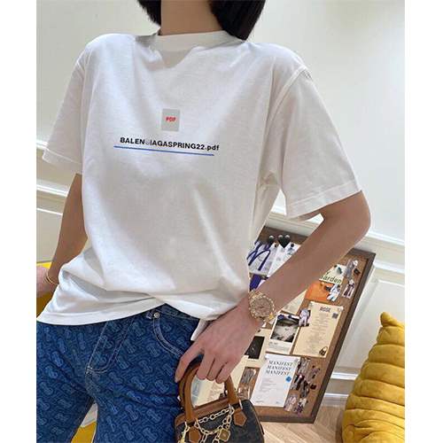 【バレンシアガ】メンズ レディース 半袖Tシャツ 