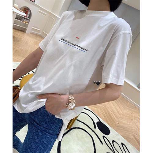 【バレンシアガ】メンズ レディース 半袖Tシャツ 
