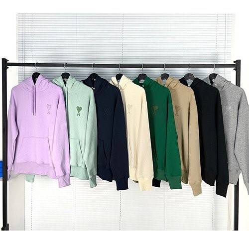 【AMI】メンズファッション フード Tシャツ パーカー    